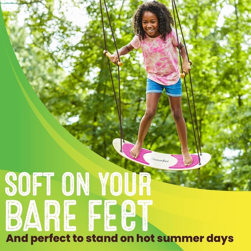 Swurfer SwurfGrip Traction Pads for Wooden Surf Swing – Comfortable Foam Grip Board Accessories, Heavy Duty Material - Image 3